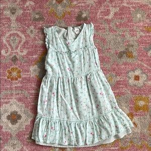 Gap girls small light blue dress lined